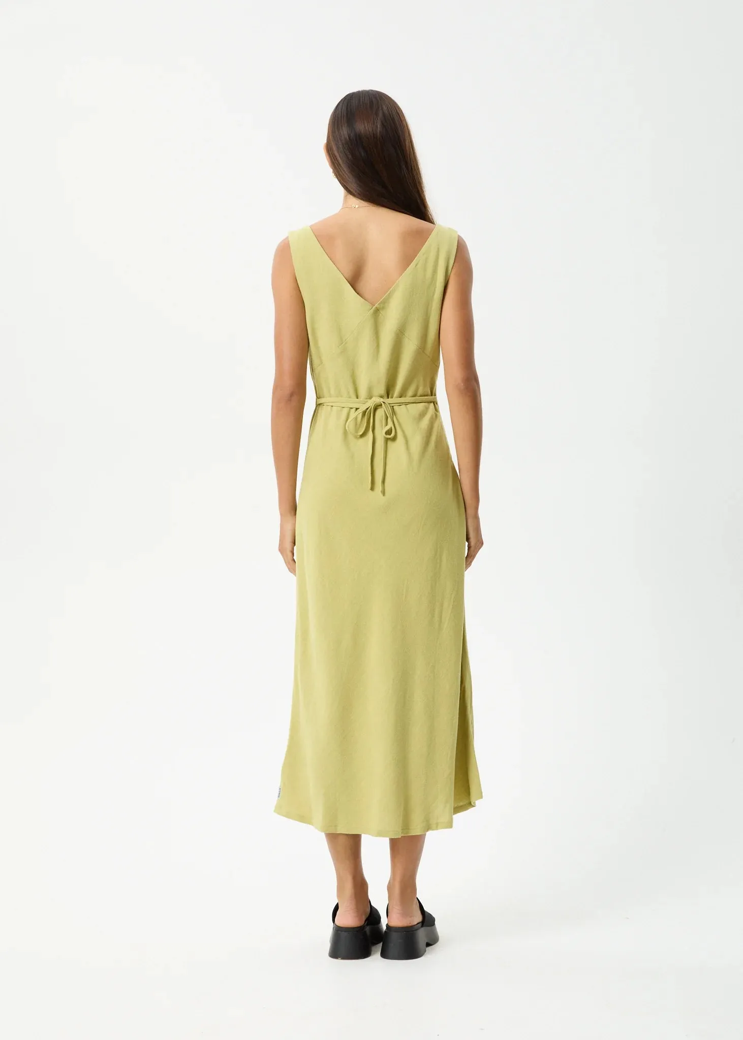 AFENDS Amaya Maxi Dress - Lemongrass