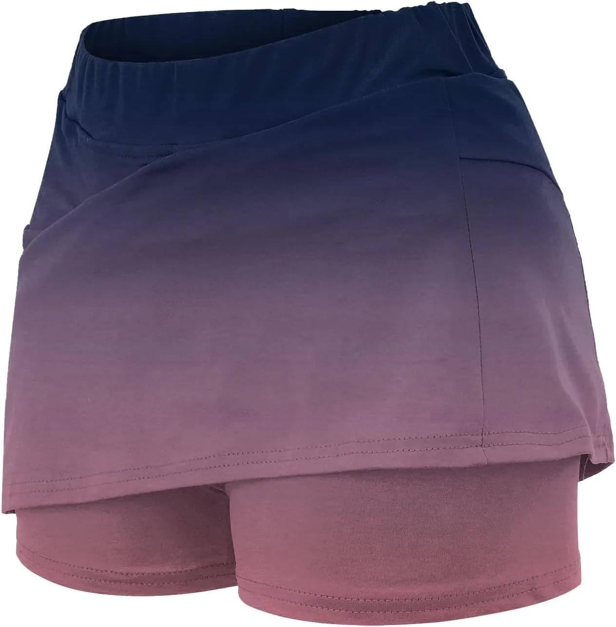 Black Skirt for Women Solid Mid Waist Culottes Short Skirts Skinny Pants High Waisted Tennis Skirt Black Skirt for