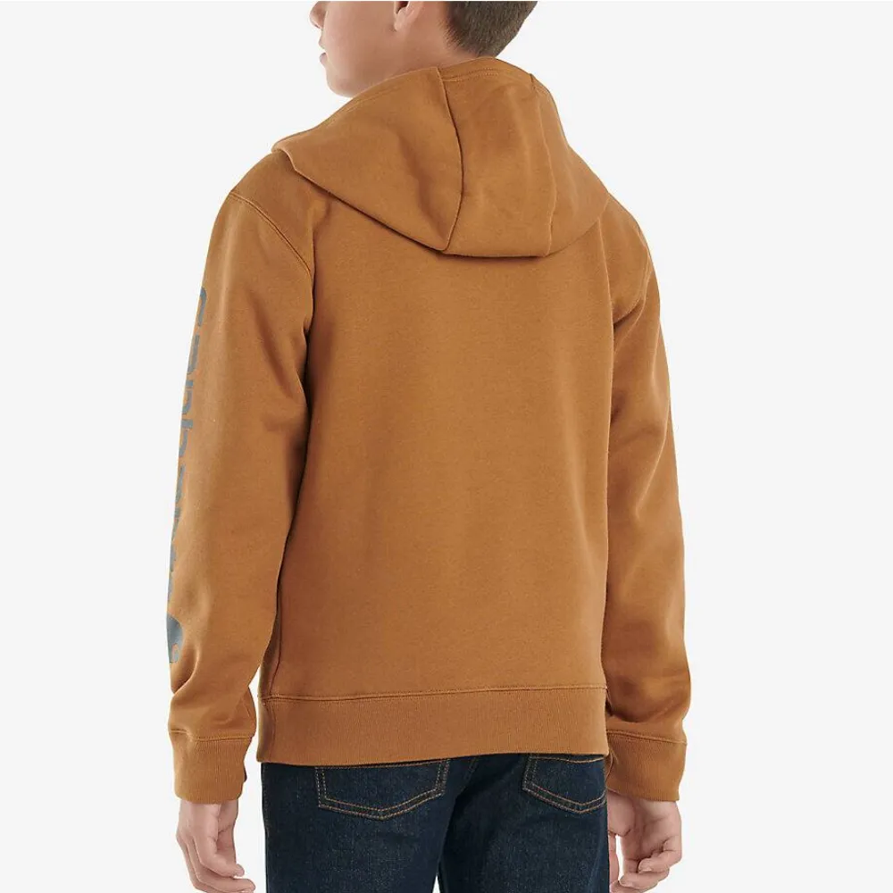 Carhartt Boys Graphic Logo Hoodie (Sizes 4-7 ) - CA6272-D15