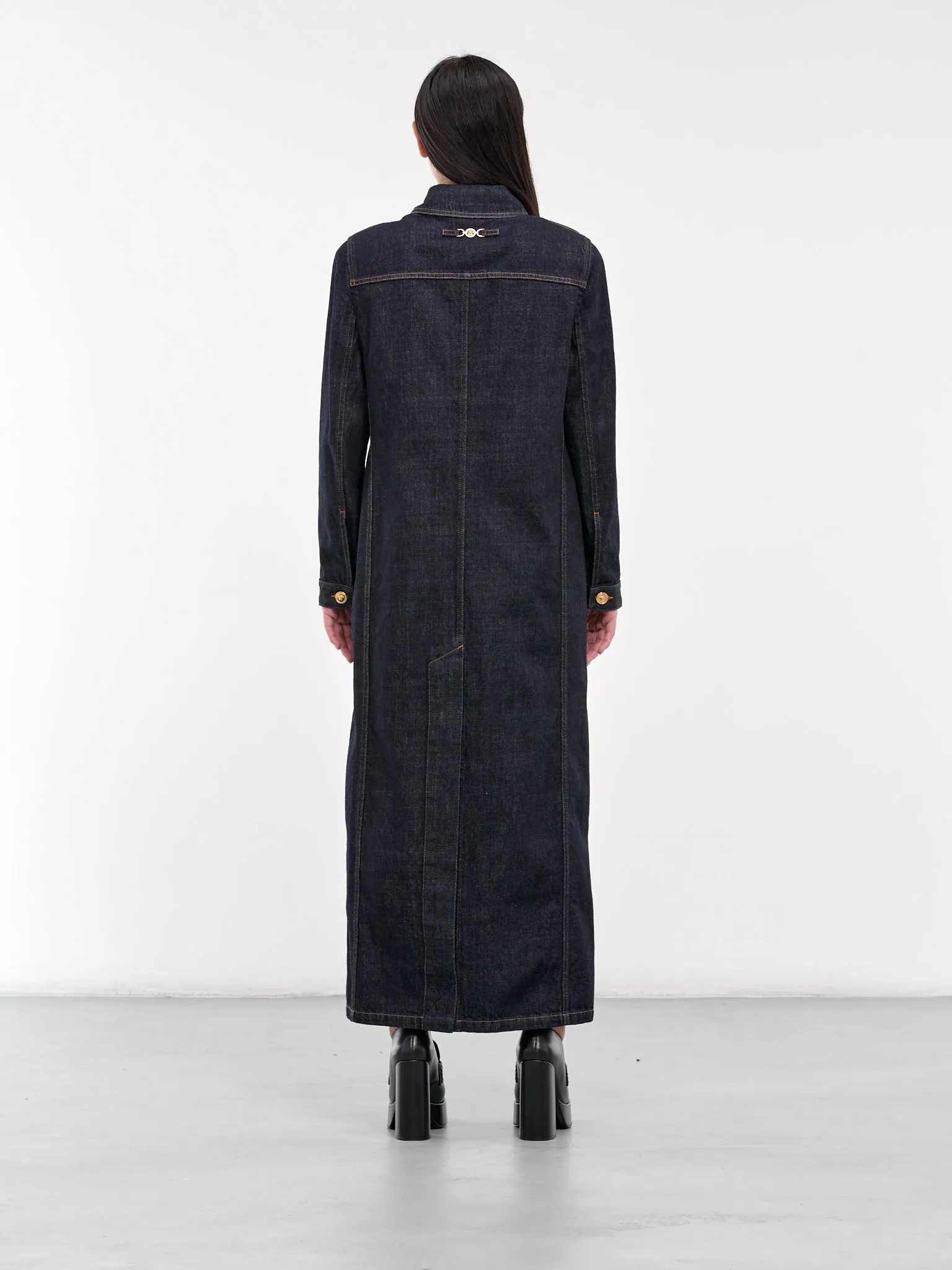 Denim Long Coat (1017265-1A12294-1D100-DARK-BLU)