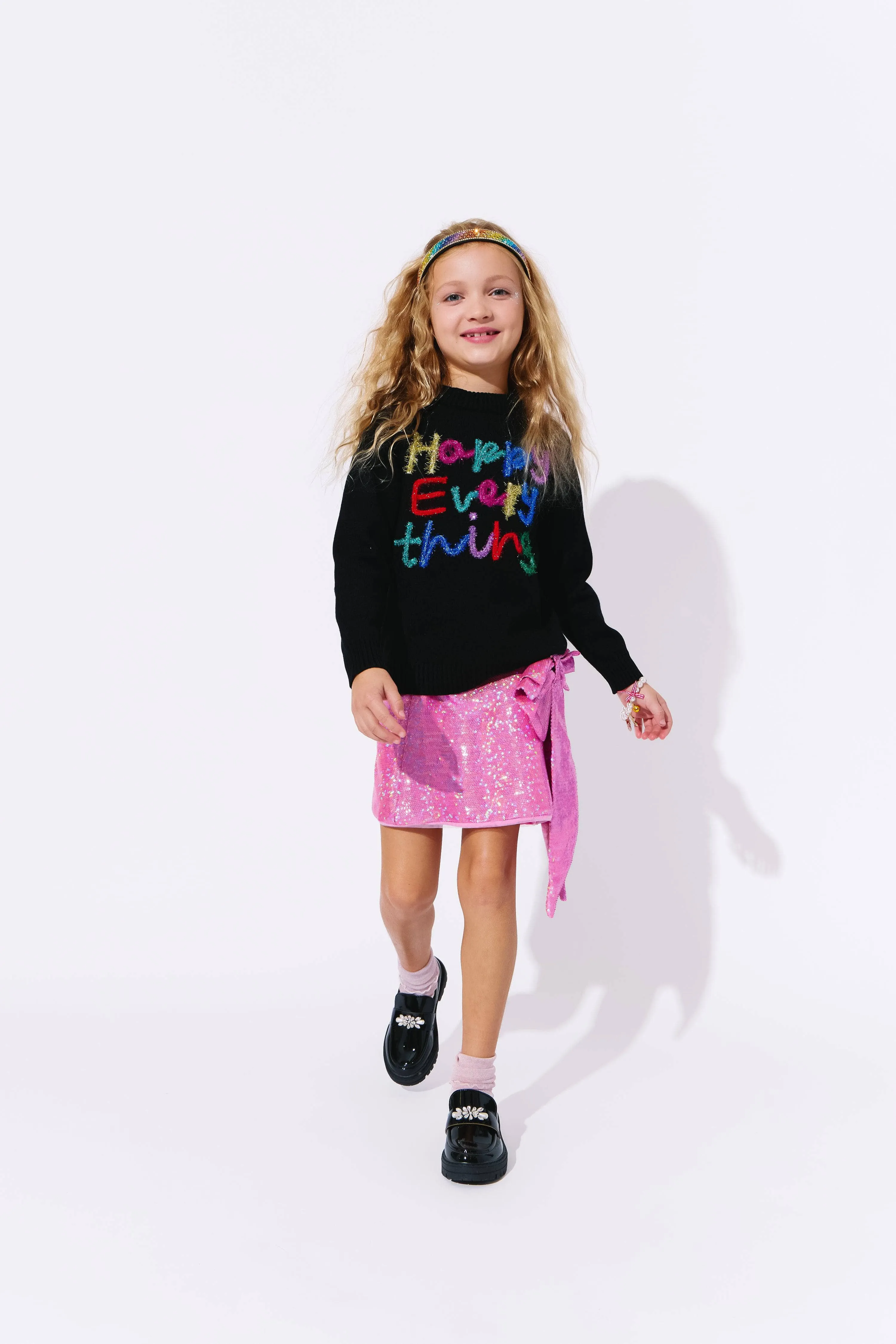 Happy Everything Tinsel Sweater