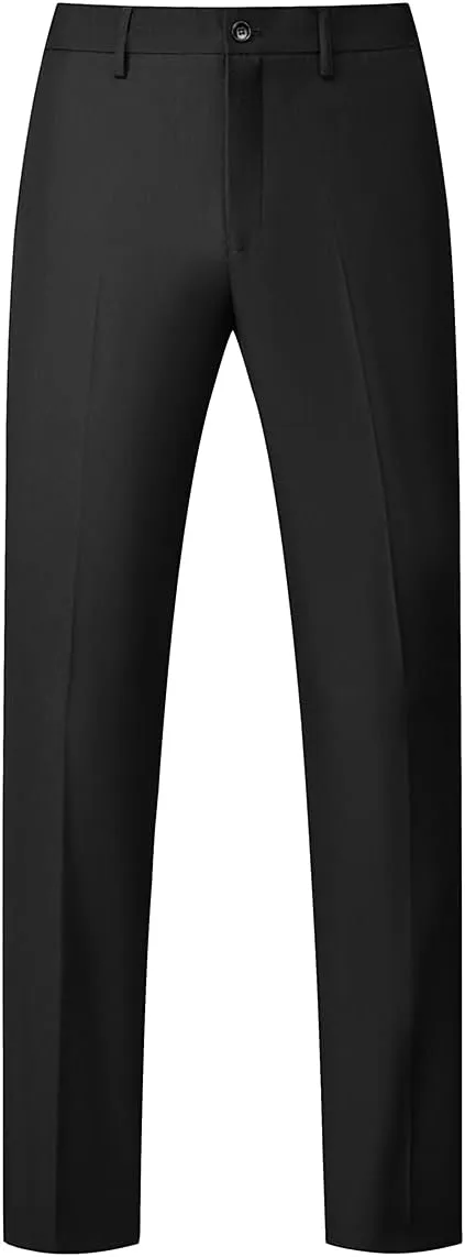 KUDORO Mens Suits Slim Fit 2 Piece Formal Two Button Single Breasted Tuxedo for Men Wedding Casual Business Jacket Pants