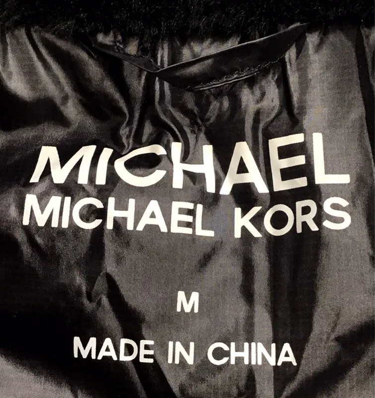 Michael Kors Women's Black Puffer Vest - Size Medium