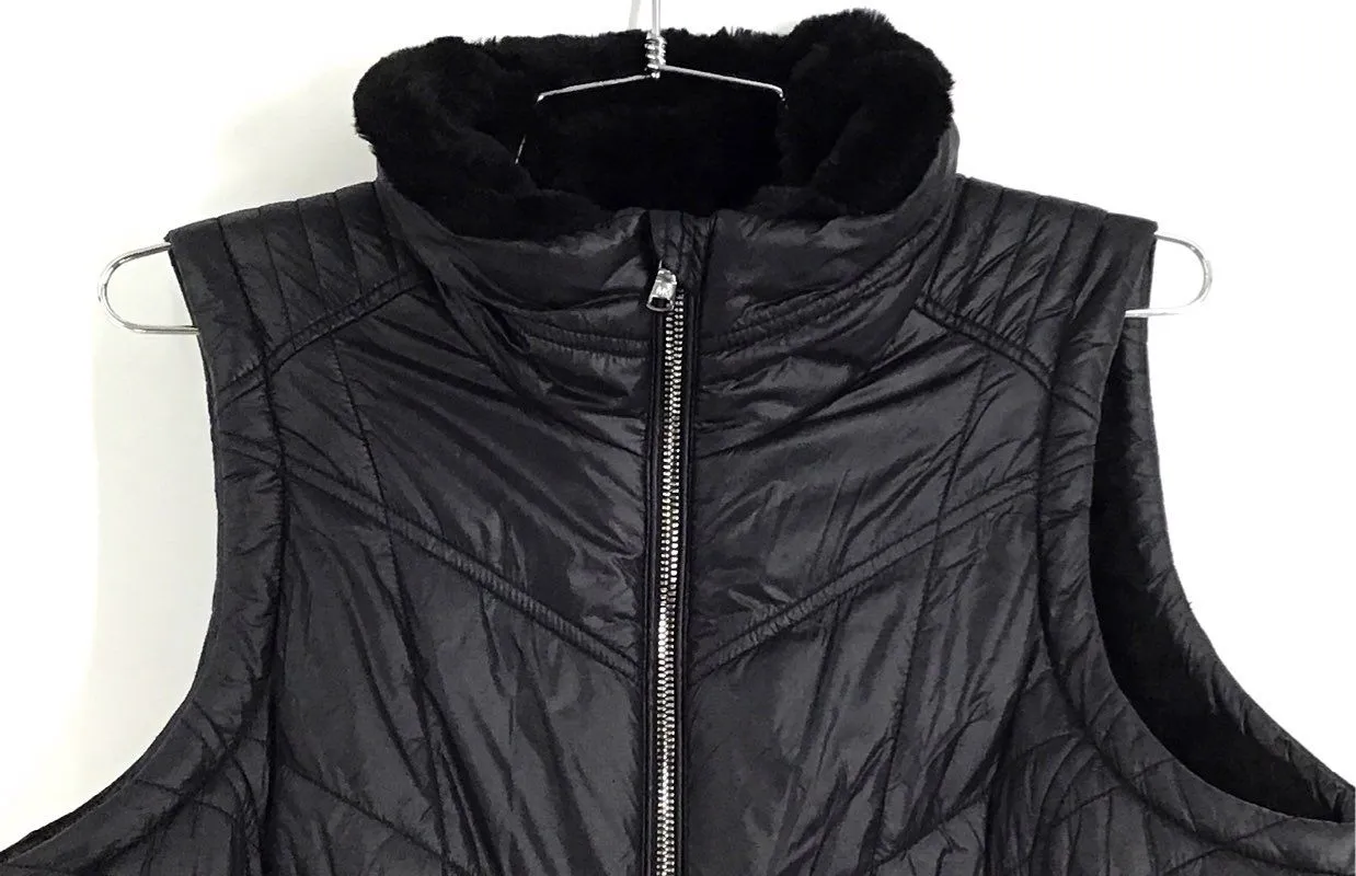 Michael Kors Women's Black Puffer Vest - Size Medium