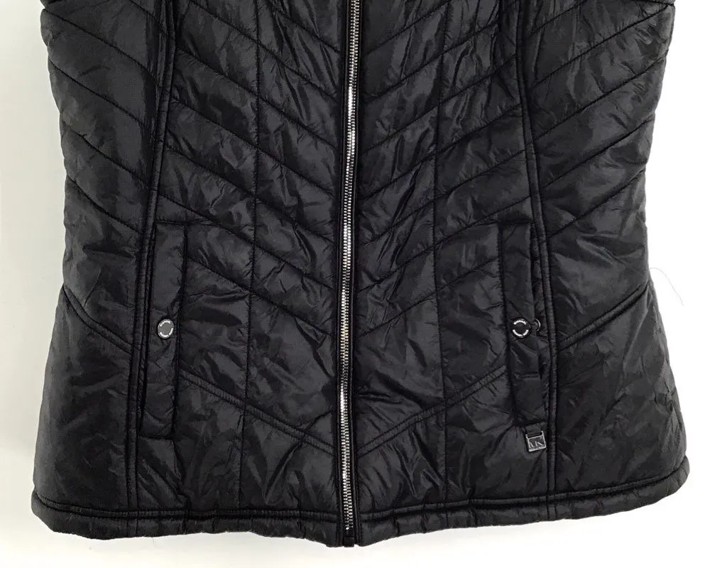 Michael Kors Women's Black Puffer Vest - Size Medium