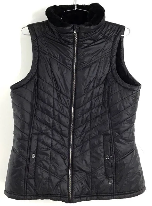 Michael Kors Women's Black Puffer Vest - Size Medium