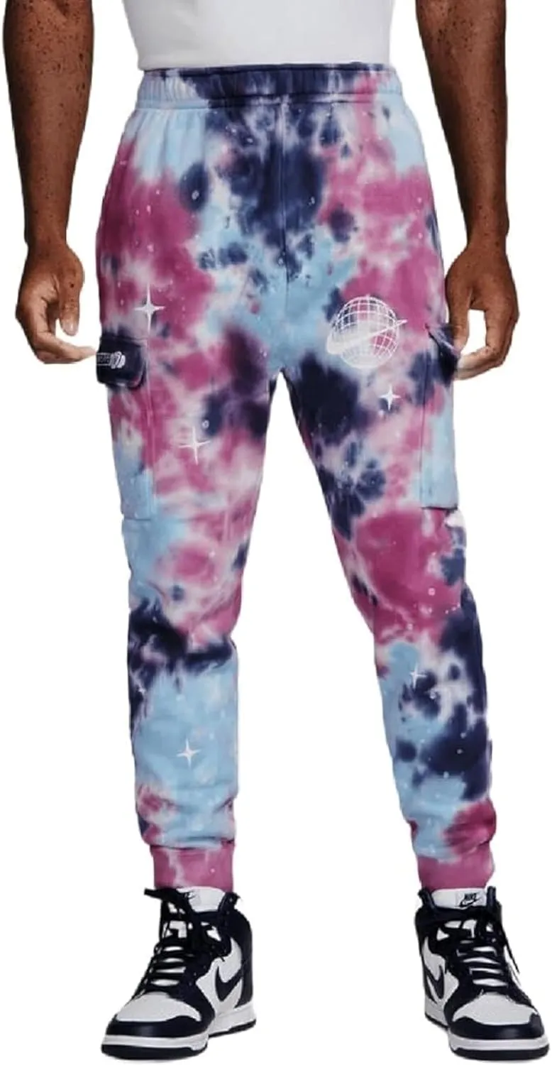 Nike Sportswear Club Fleece Men's Cargo Pants (US, Alpha, XX-Large, Regular, Regular, Bold Berry/Pink 500, Regular)