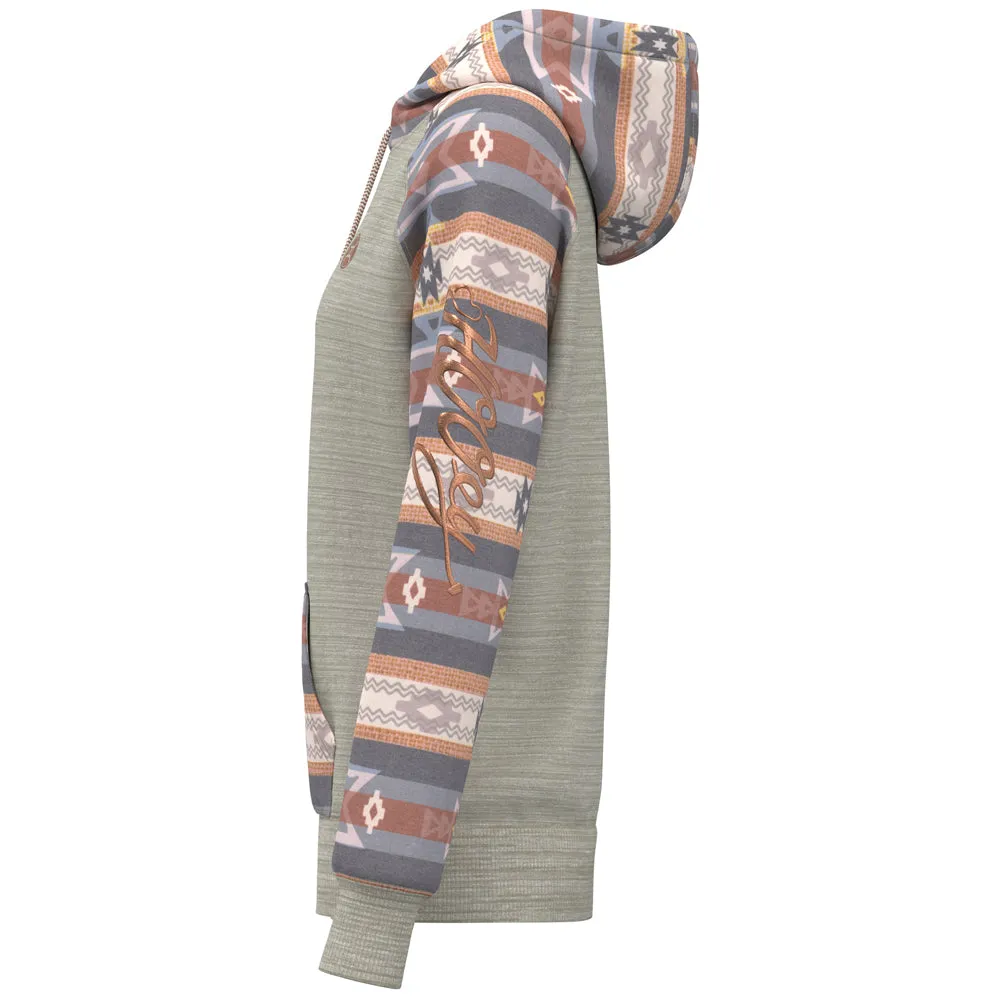 "Summit" Cream w/Pink/ Grey Aztec Pattern