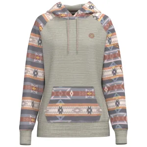 "Summit" Cream w/Pink/ Grey Aztec Pattern