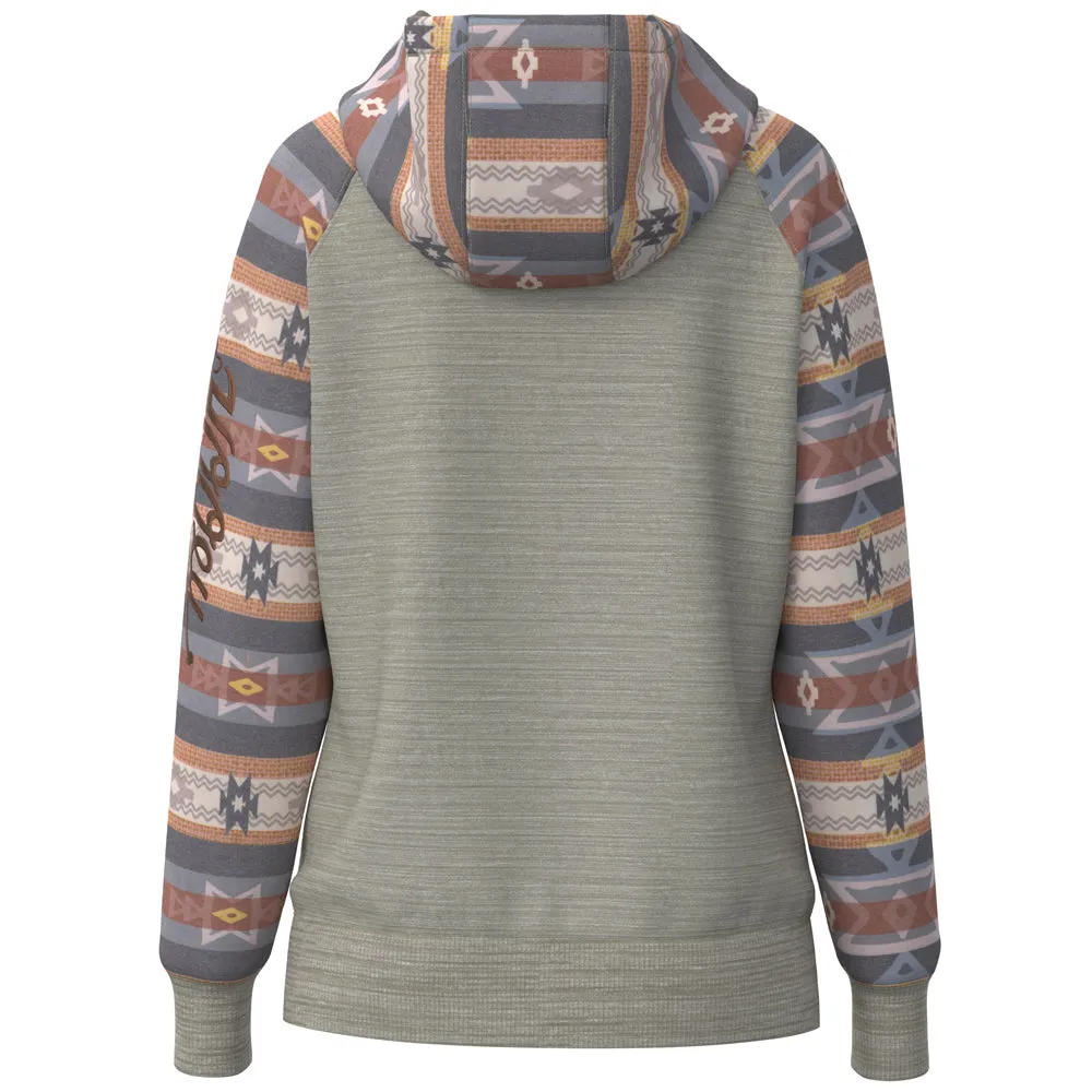 "Summit" Cream w/Pink/ Grey Aztec Pattern