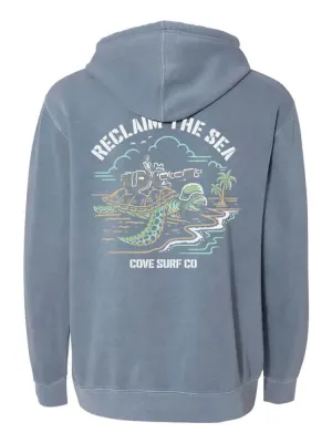 Reclaim the Sea Hoodie - Slate Blue
