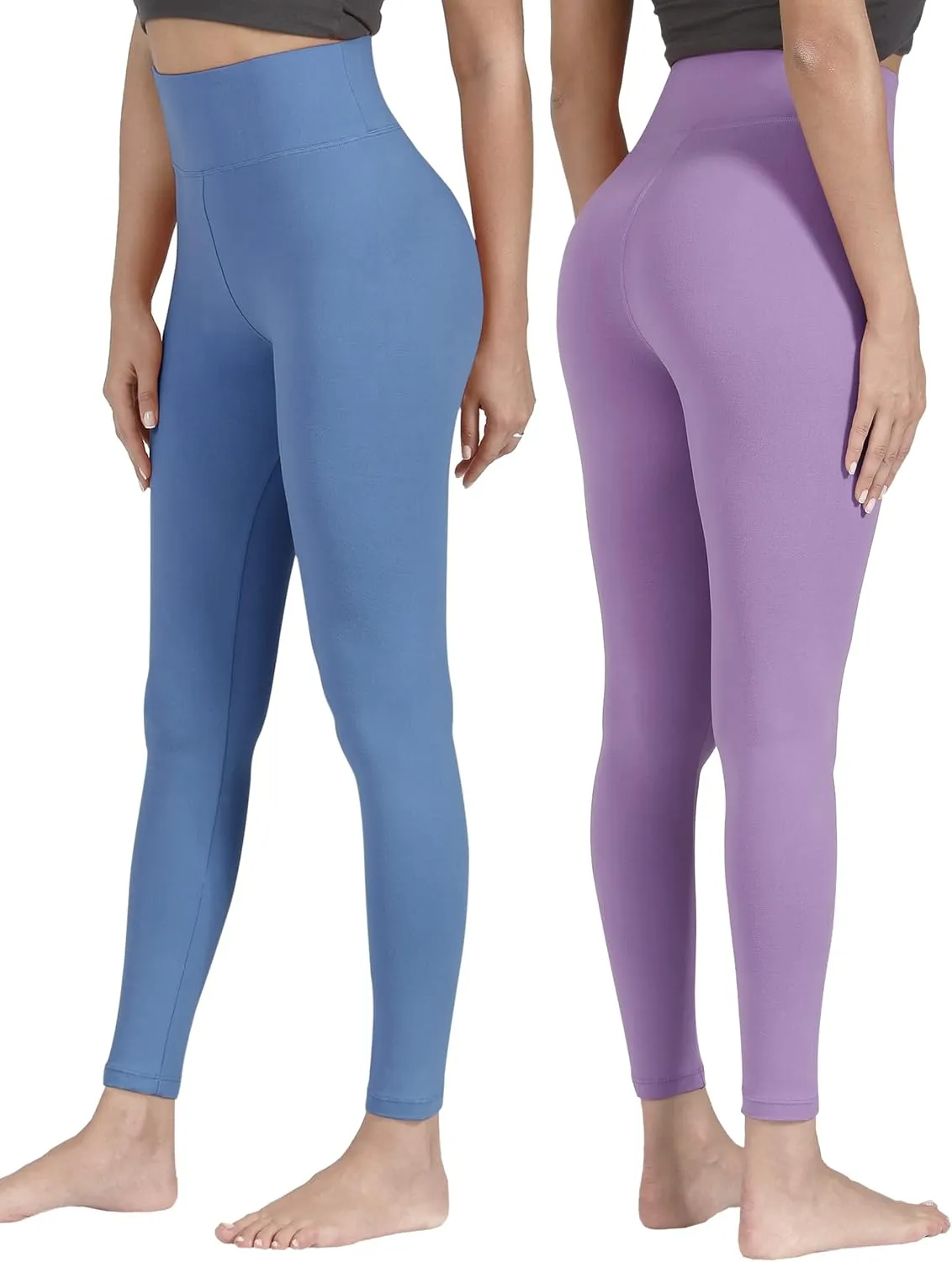 VALANDY High Waisted Leggings for Women Buttery Soft Stretchy Tummy Control Workout Yoga Running Pants One&Plus Size